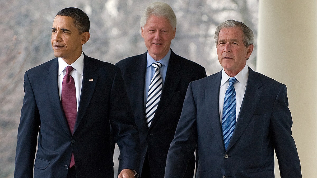 Obama, Clinton e Bush