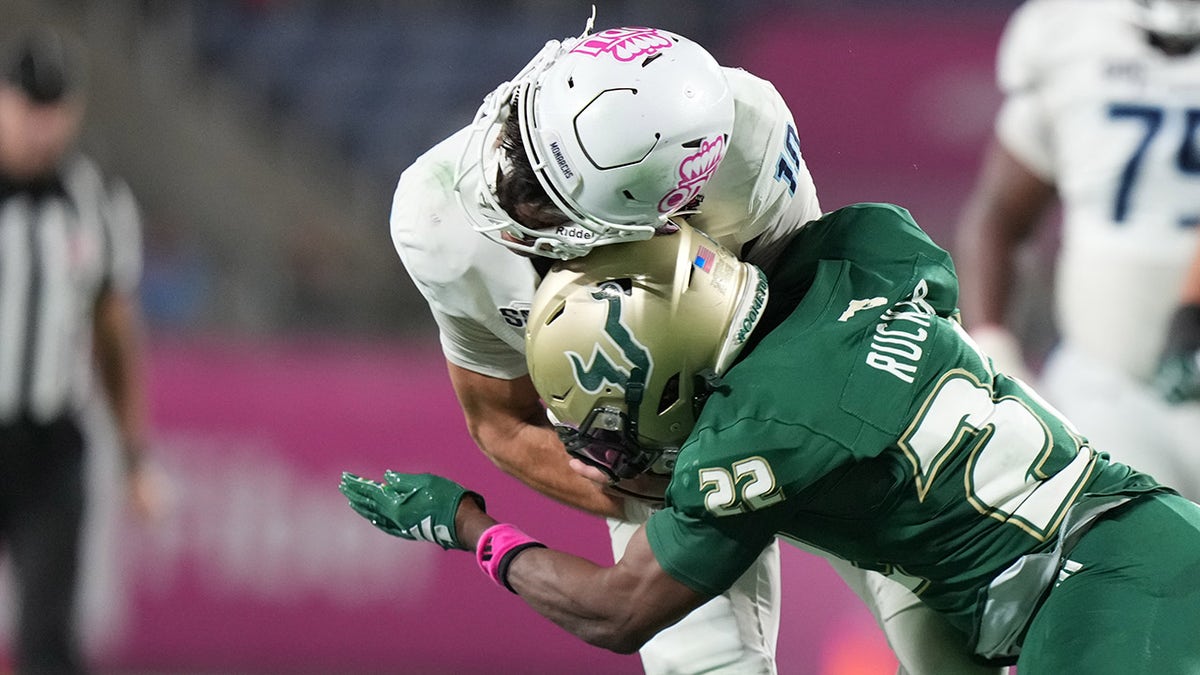 Quinn Henicle tackled