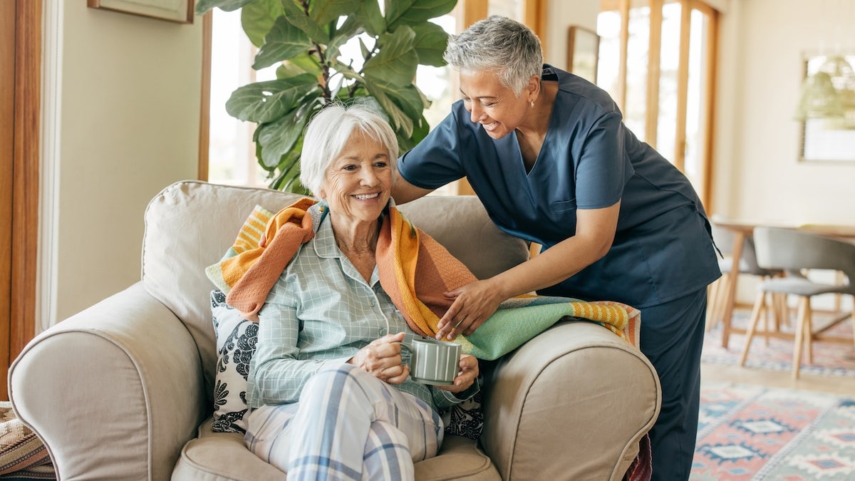 Older woman with Alzheimer's