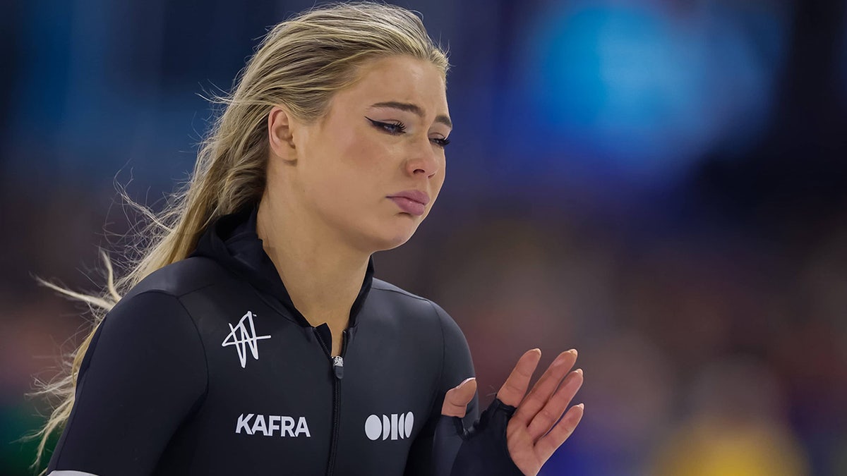 Jutta Leerdam is dejected
