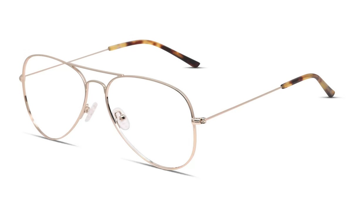These classic aviator glasses are slim and lightweight.