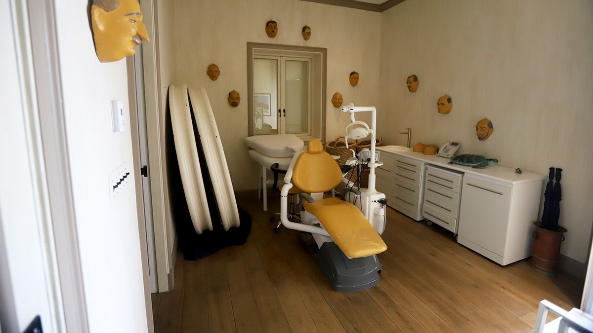 Room inside building on Epstein's island