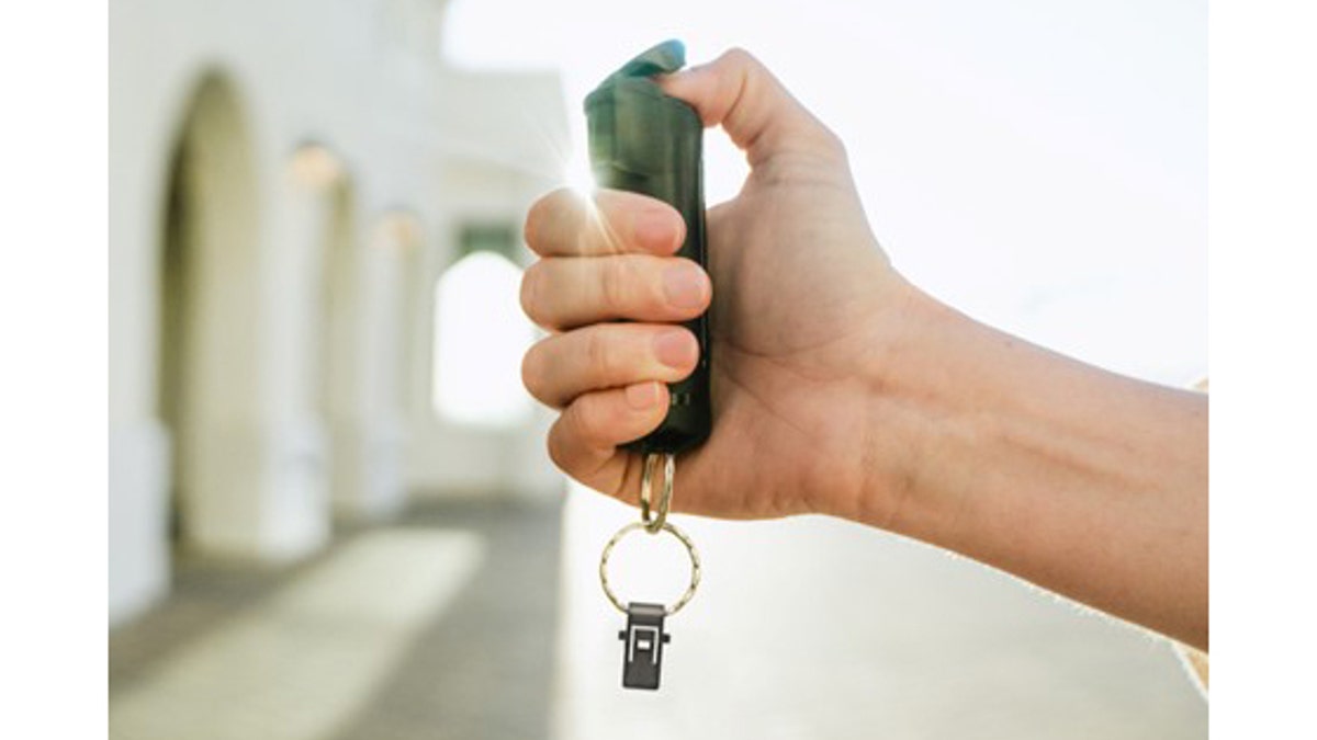 Be prepared for anything with pepper spray and an alert whistle.