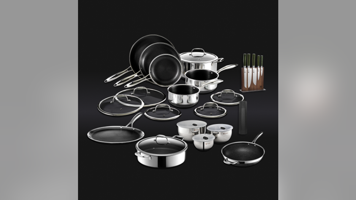 Prepare for any type of cooking with this set. 