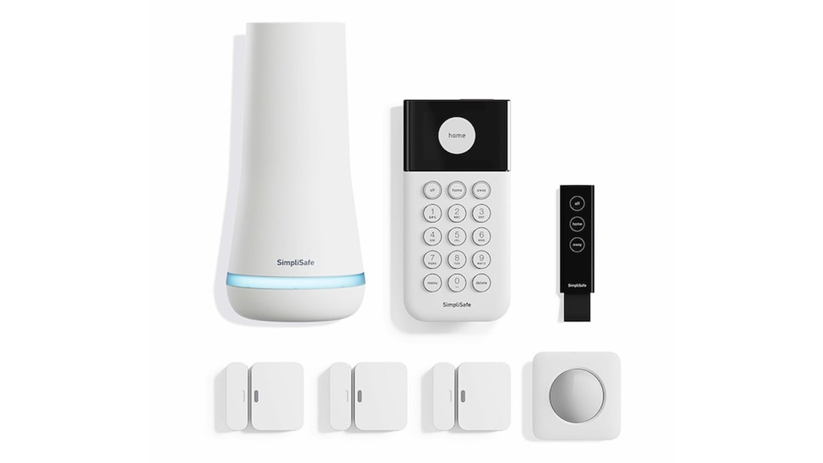 Protect your home with a seven-piece security system. 