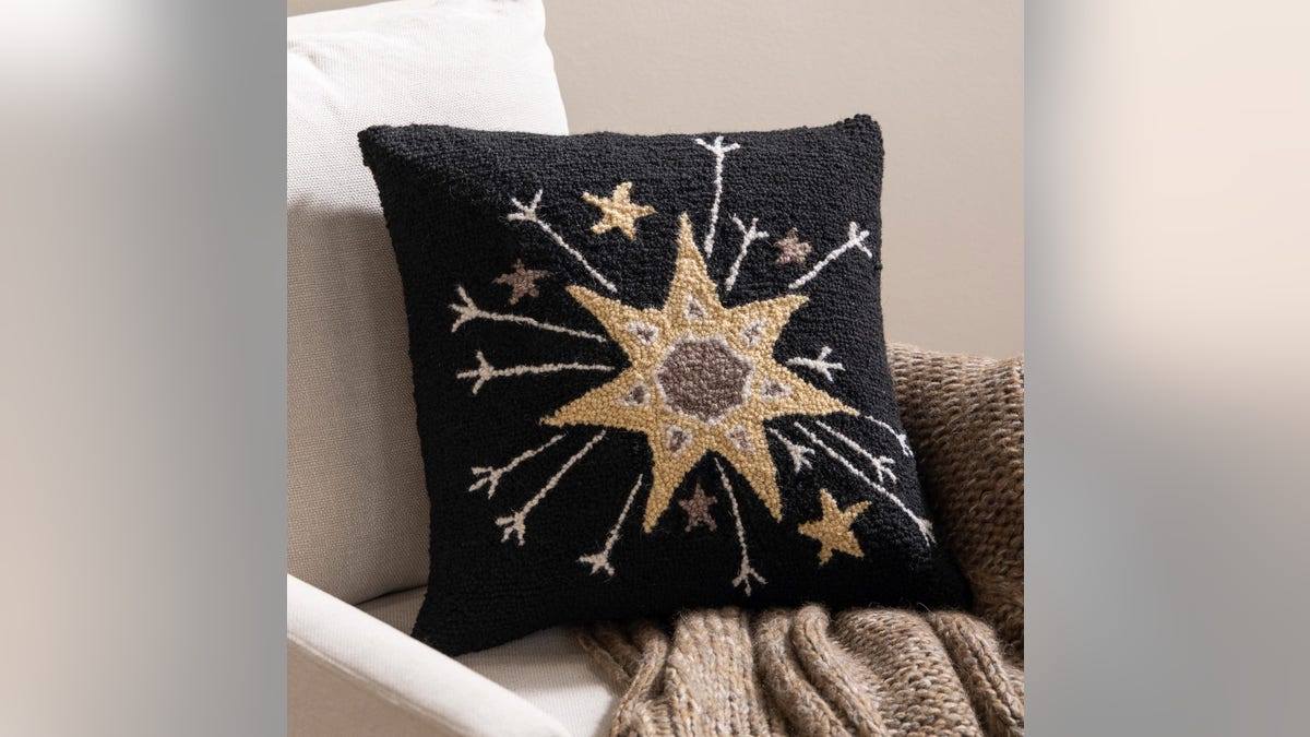 Brighten any room with a star pillow. 