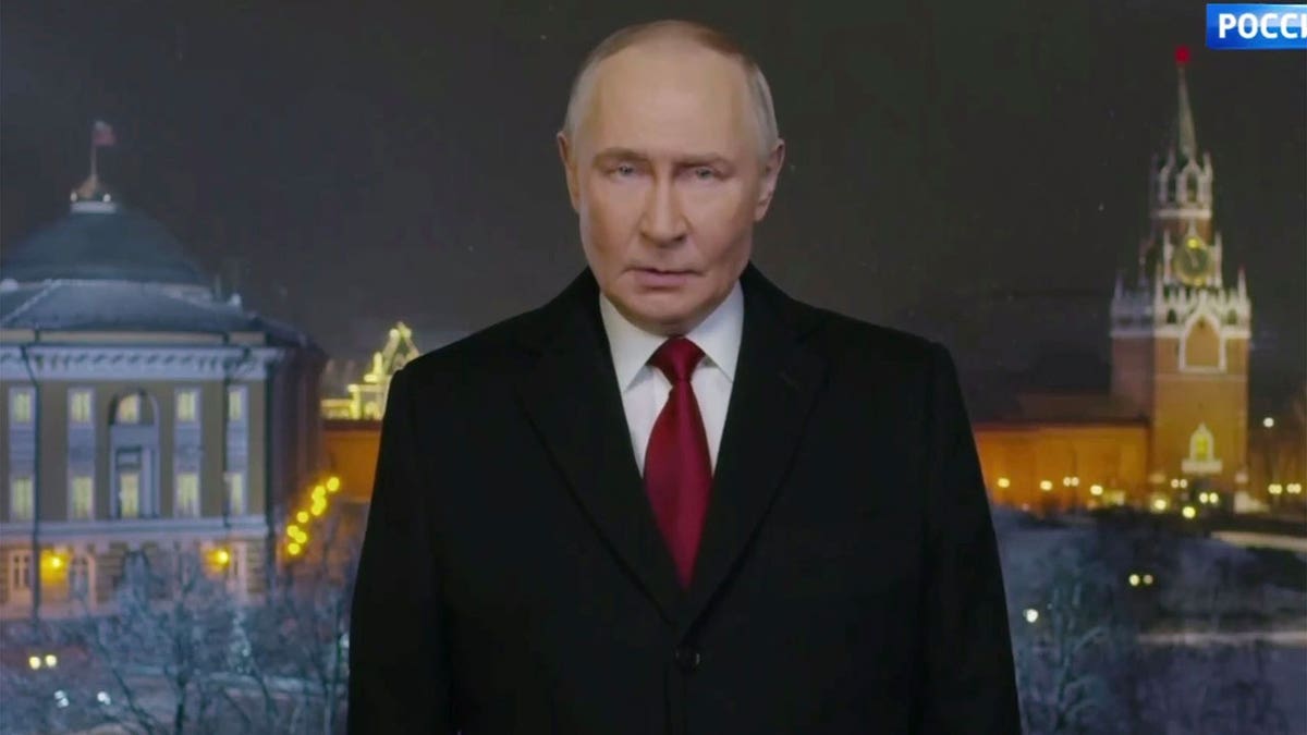 Vladimir Putin delivers his New Year’s address