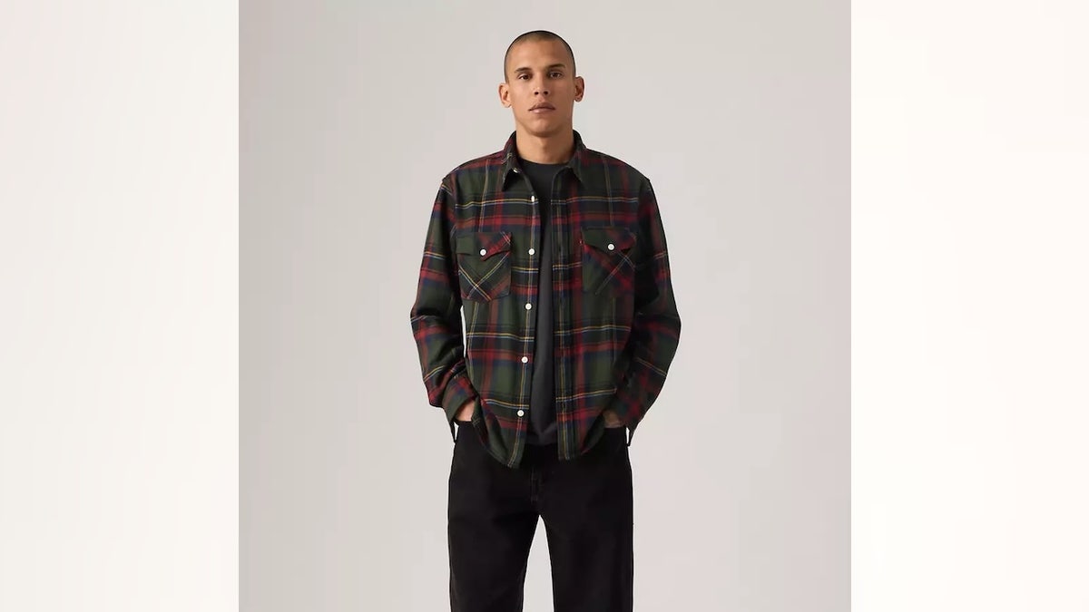 Layer this over a T-shirt for a seriously laidback look.