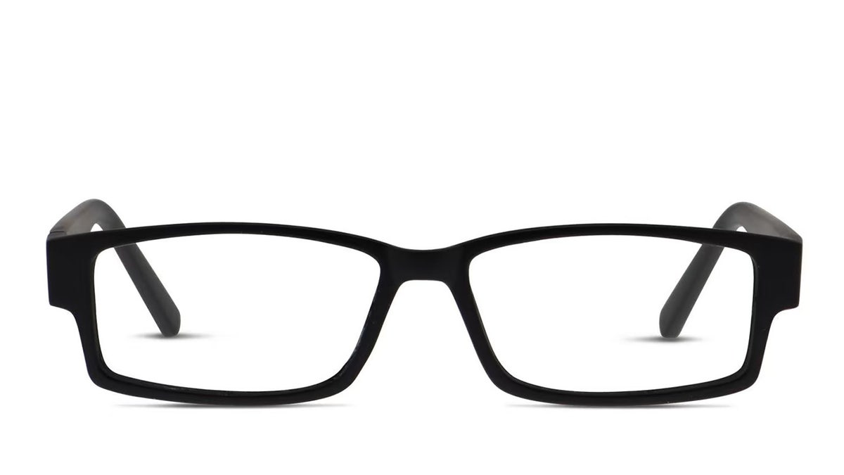 Stand out in these bold thick-rimmed glasses.