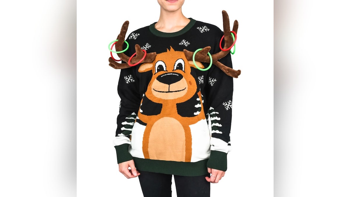 This sweater will be the hit of any ugly sweater contest or office party