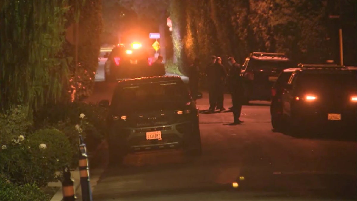 Police presence outside Rob Reiner's home