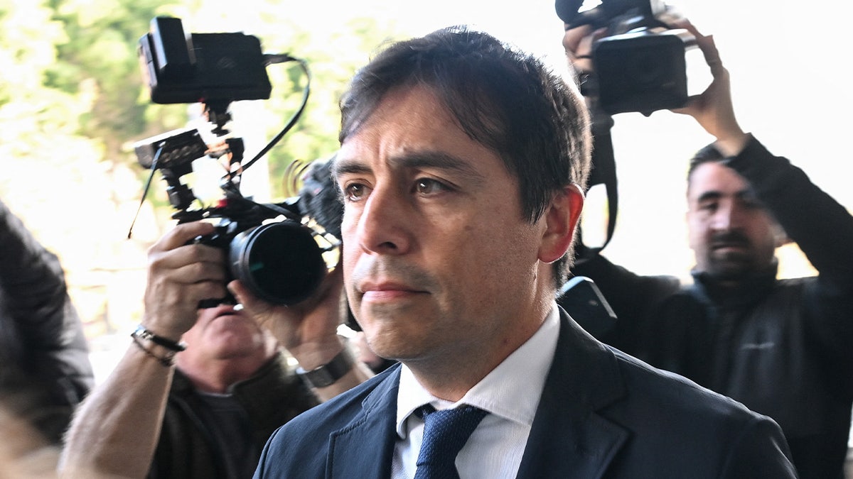 Salvador Plasencia arrives in court