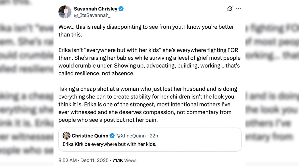 Savannah Chrisley X post