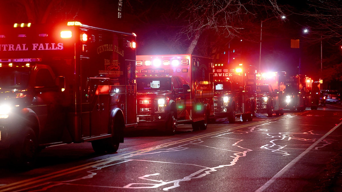 First responders at the Brown University shooting scene