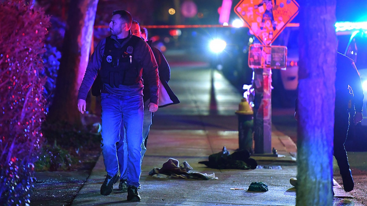 First responders at the Brown University shooting scene