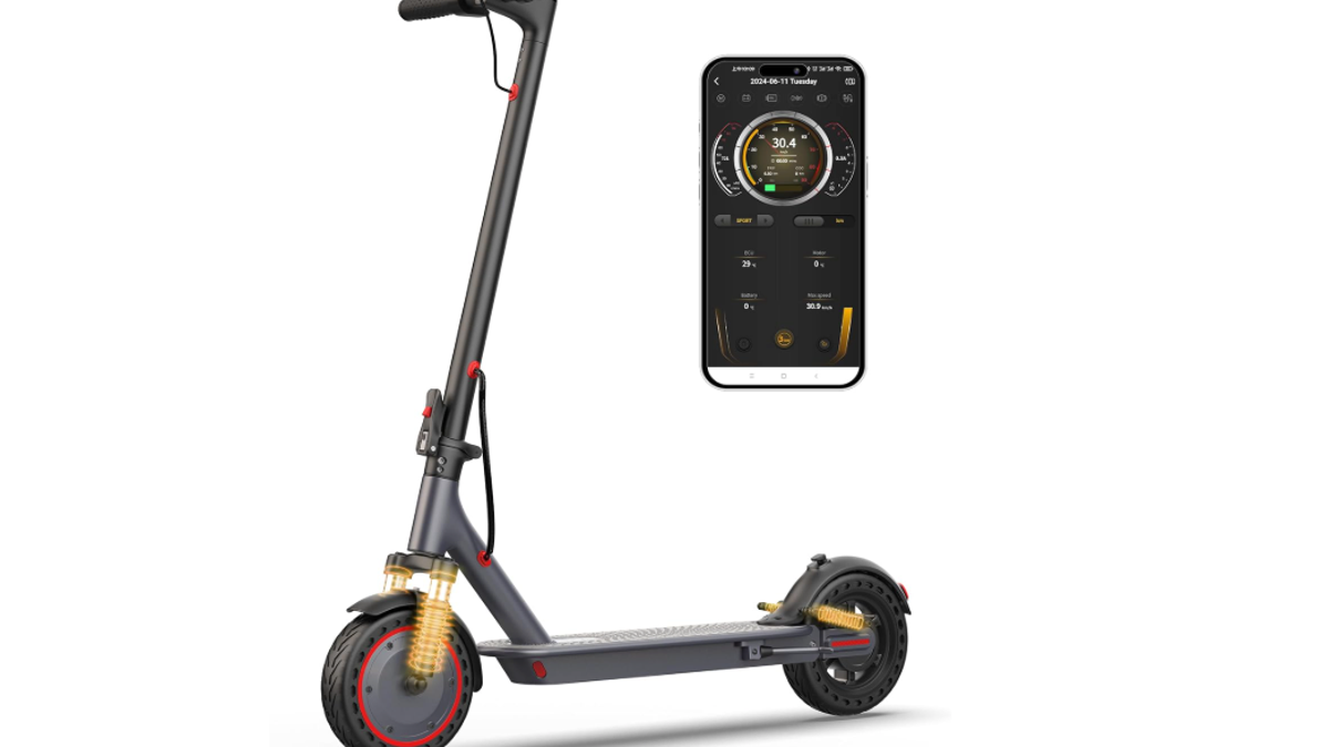 This scooter has a cruise control function.