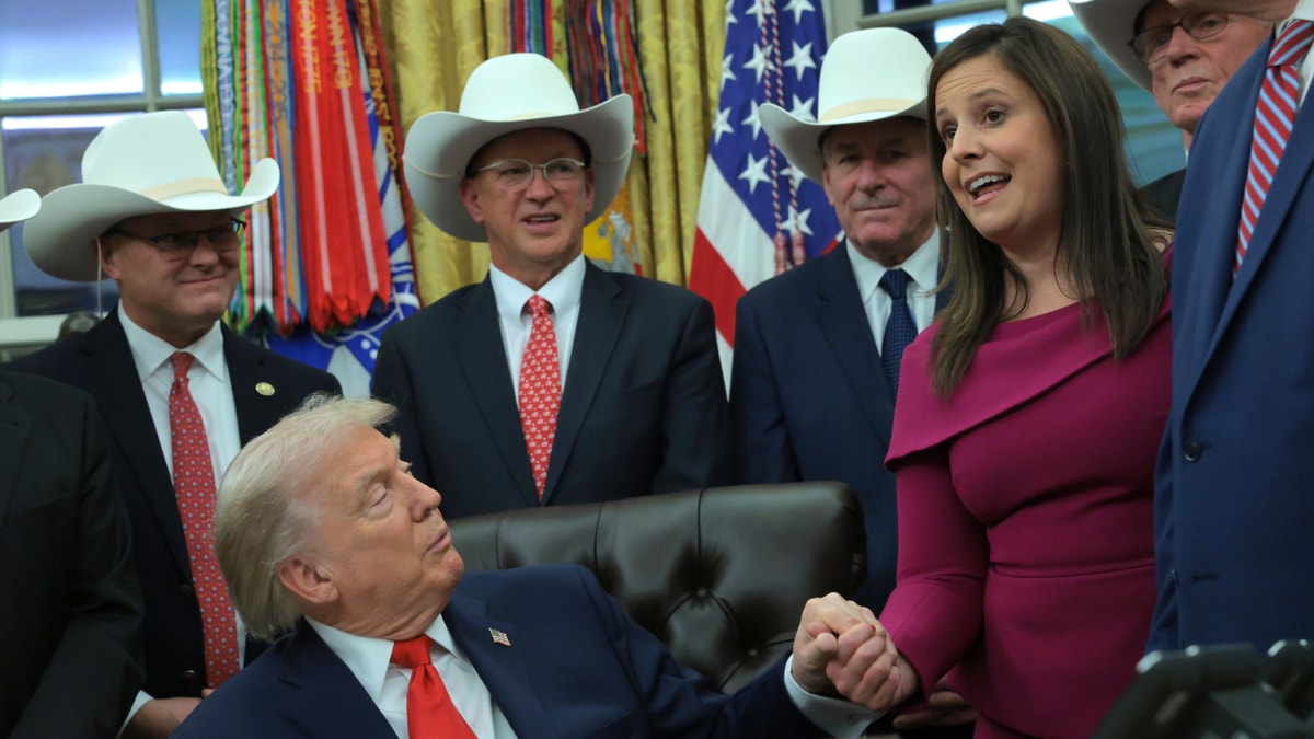 Elise Stefanik and Donald Trump