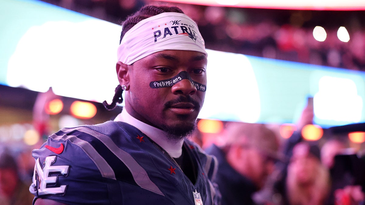 Stefon Diggs before a game