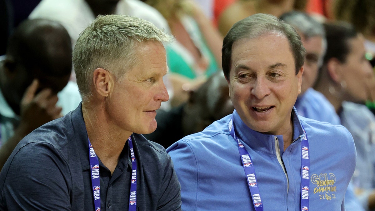 Steve Kerr and Joe Lacob speak