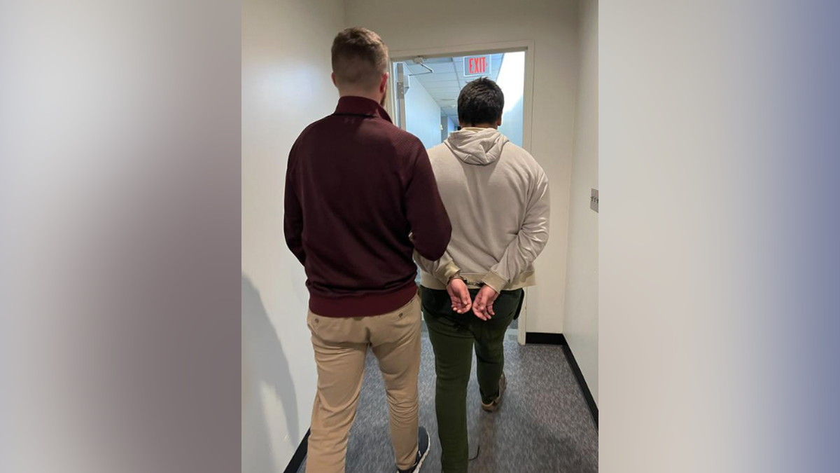 Officer arrests Santos Puerto-Rios, 24, of Portland