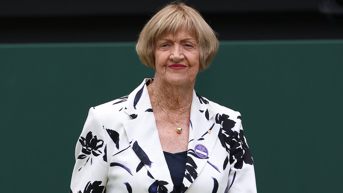 Margaret Court at Wimbledon in 2022