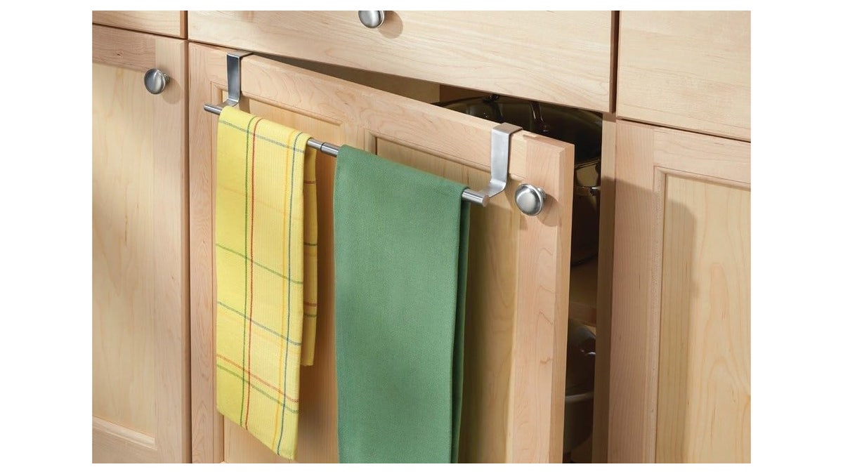 This is a no-drill fix for towel chaos.