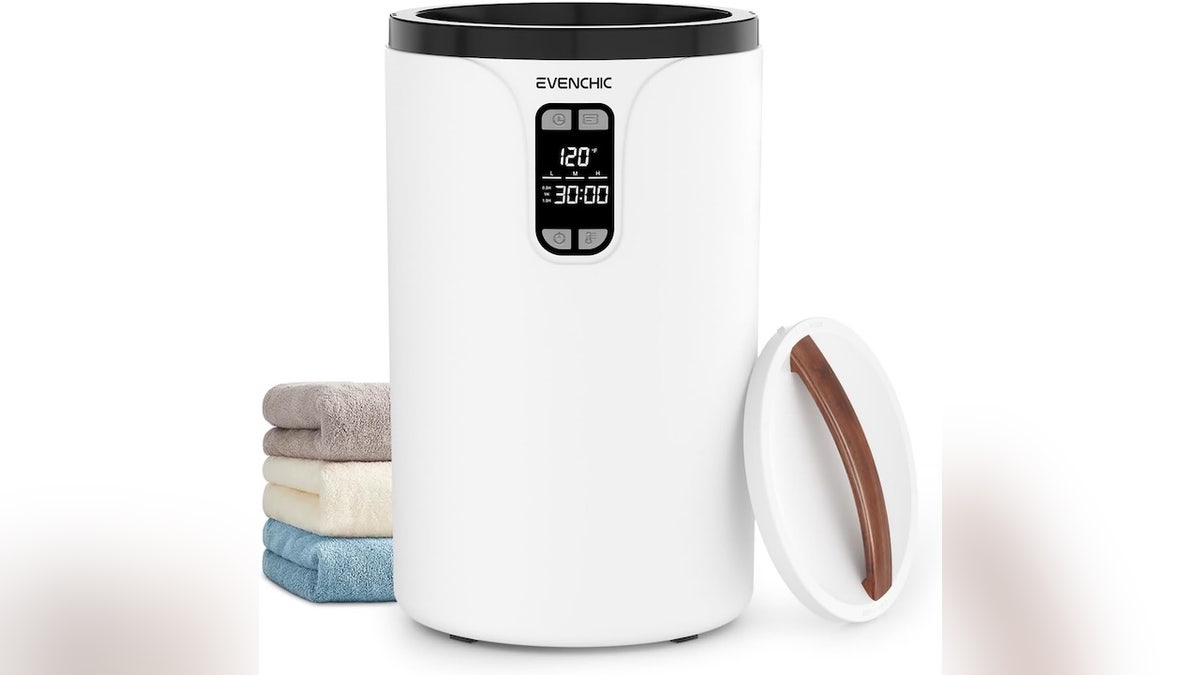 Warm your towels, robes and blankets with this gadget.