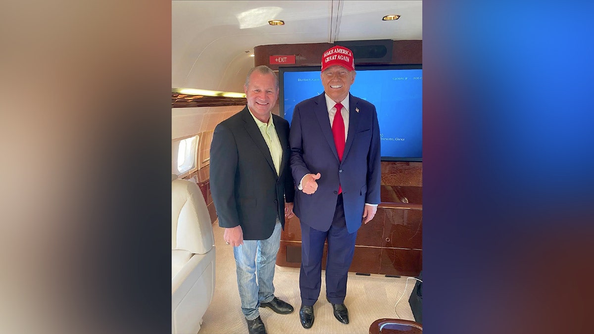 Trever Nehls and President Donald Trump