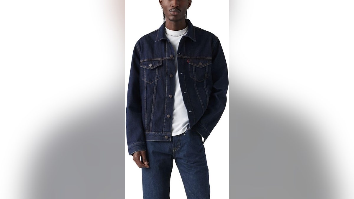 This versatile denim jacket fits in any fashionista's wardrobe.