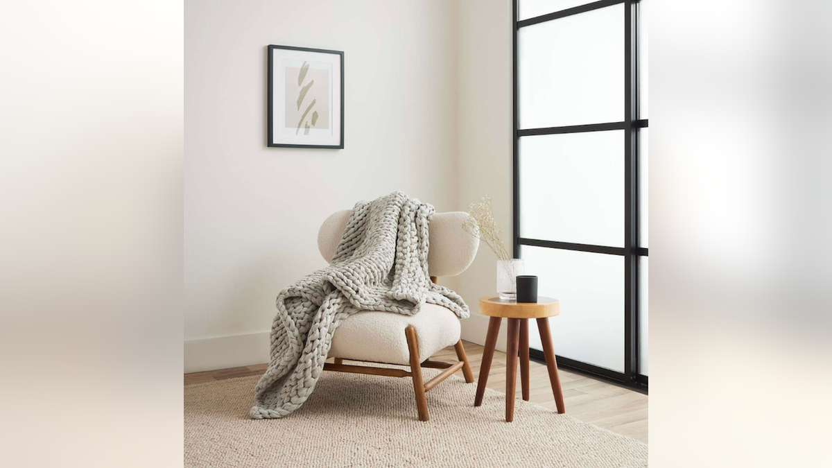 Relax under a weighted blanket.