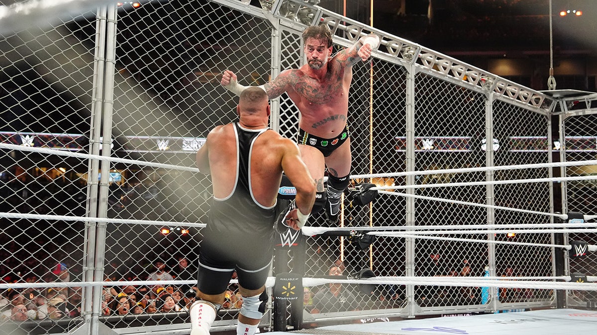 CM Punk hits Bron Breakker