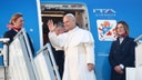 Pope Leo XIV praised for 'dressing with respect' aboard airplane in new civility push