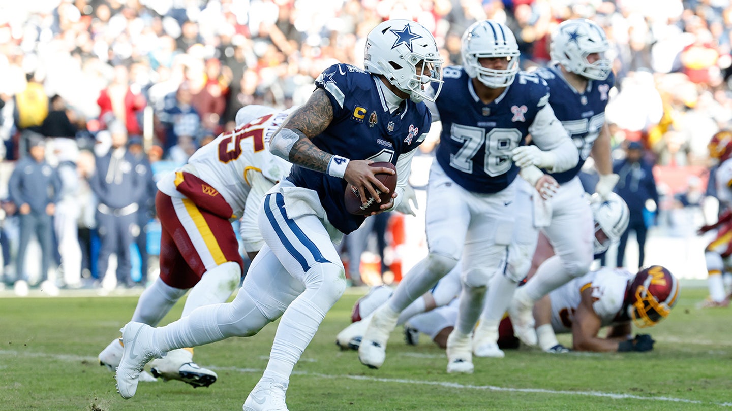 Cowboys hang on behind Dak Prescott as Commanders' rally falls short on Christmas Day