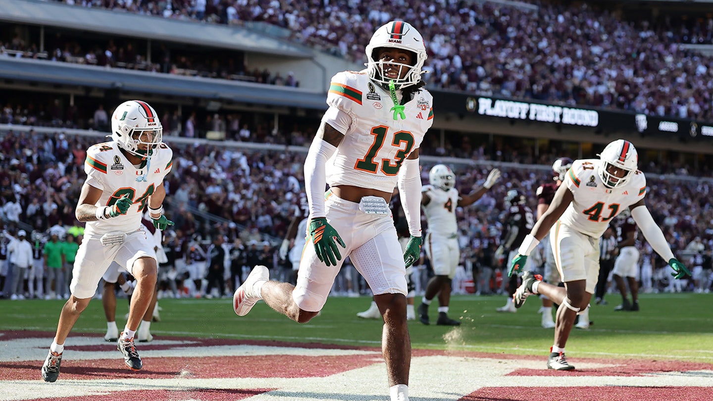 Miami outlasts Texas A&M in dramatic College Football Playoff debut, advances to Cotton Bowl