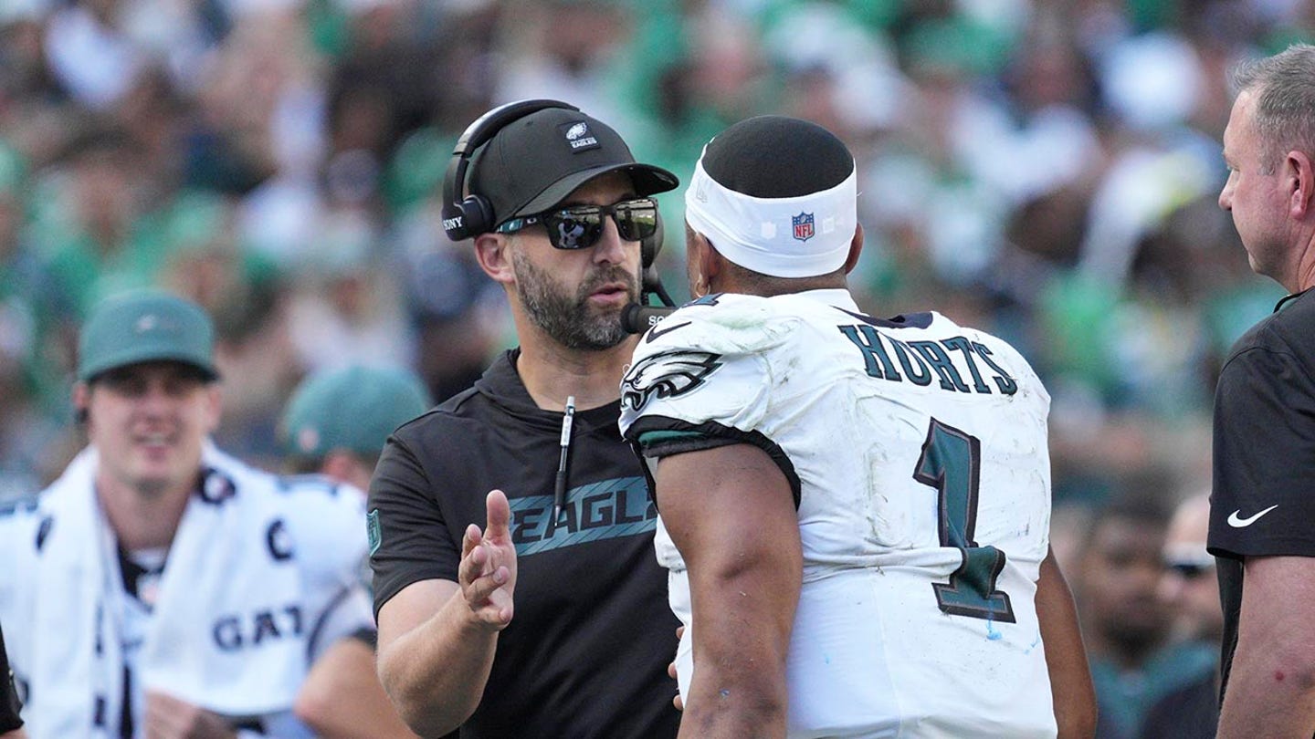 Eagles coach condemns 'ridiculous' notion of benching Jalen Hurts amid team's offensive struggles