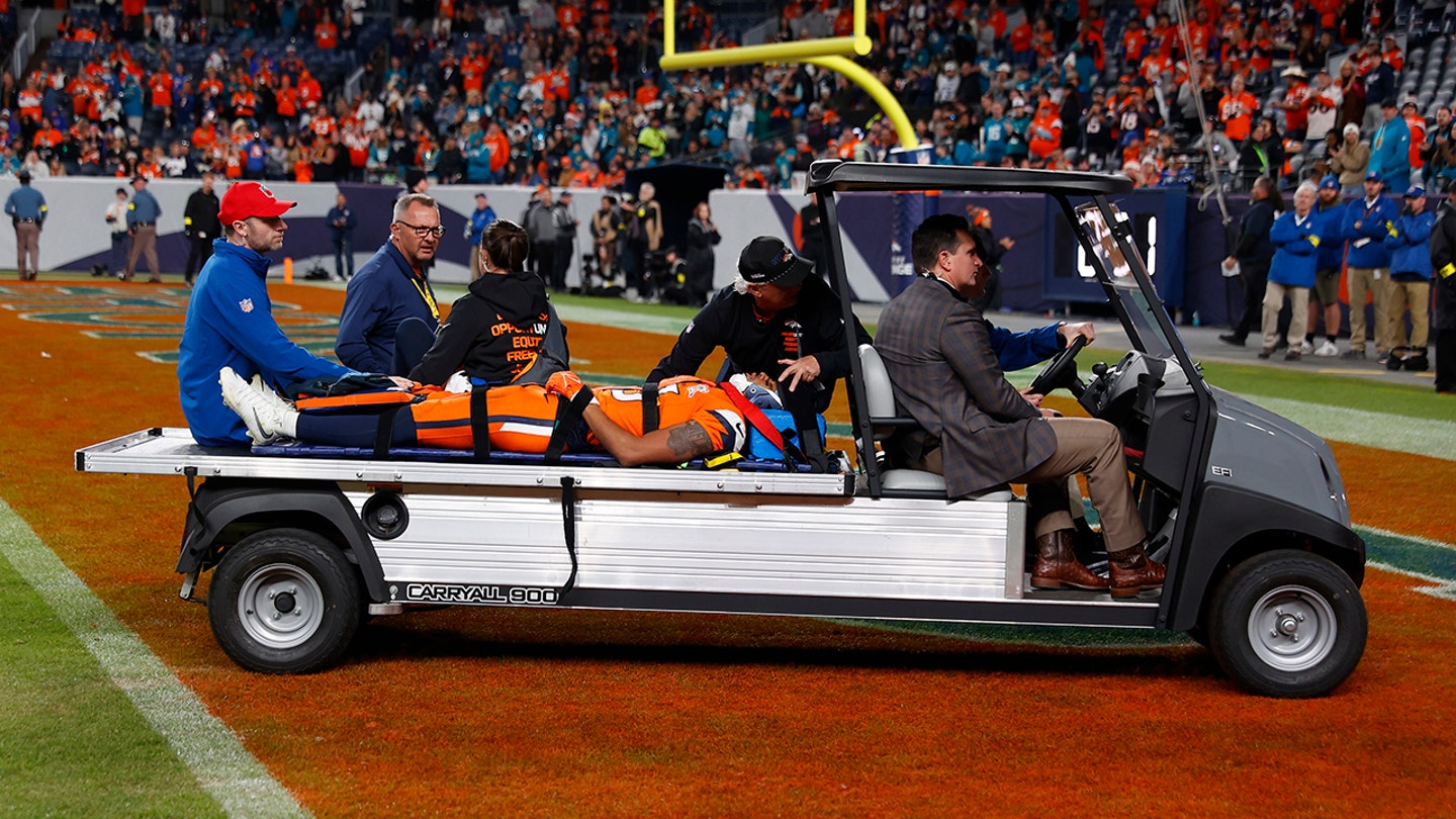 Broncos' Pat Bryant placed on backboard, carted off field after scary hit in loss to Jaguars