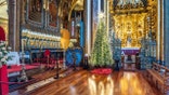 A church at Christmas