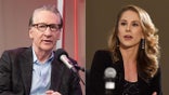 Comedian Bill Maher and liberal commentator Ana Kasparian
