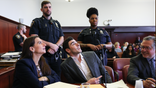 Luigi Mangione appears in court alongside his attorneys Karen Friedman Agnifilo, left, and Marc Agnifilo share a moment of levity in court
