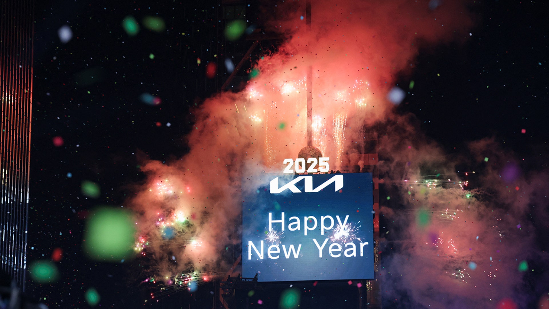 'Happy New Year' celebrations in Times Square