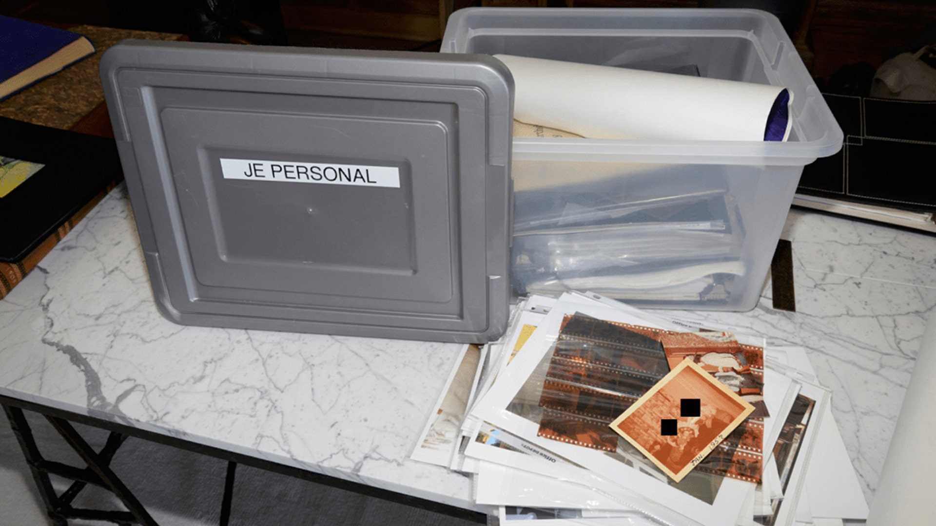 Files in Jeffrey Epstein's home