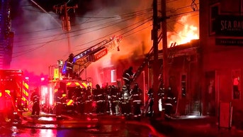 Firefighters contain large blaze that destroys building at historic seaport's wharf - Fox News