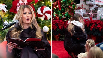 Melania Trump brings Christmas magic to sick kids, promises presents from Santa - Fox News