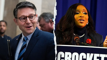 Speaker Johnson laughs off Jasmine Crockett Senate bid: ‘Absolutely delighted’ she is running - Fox News