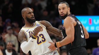 LeBron James lifts Lakers past Suns with late free throws after heated battle - Fox News