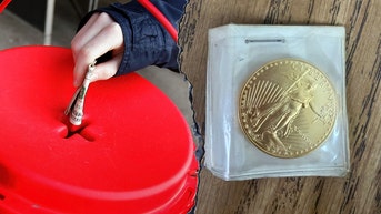 Coin worth thousands anonymously dropped into Salvation Army red kettle - Fox News