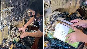 Fire wipes out family's home with 'nothing left' except for one treasured item: See the video