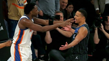 Magic's Desmond Bane launches ball at Knicks' OG Anunoby in bizarre moment