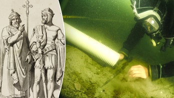 Ancient weapons linked to legendary medieval rulers found in lake near royal stronghold