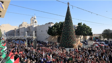 Christmas spirit returns to Jesus' birthplace after more than two years of war